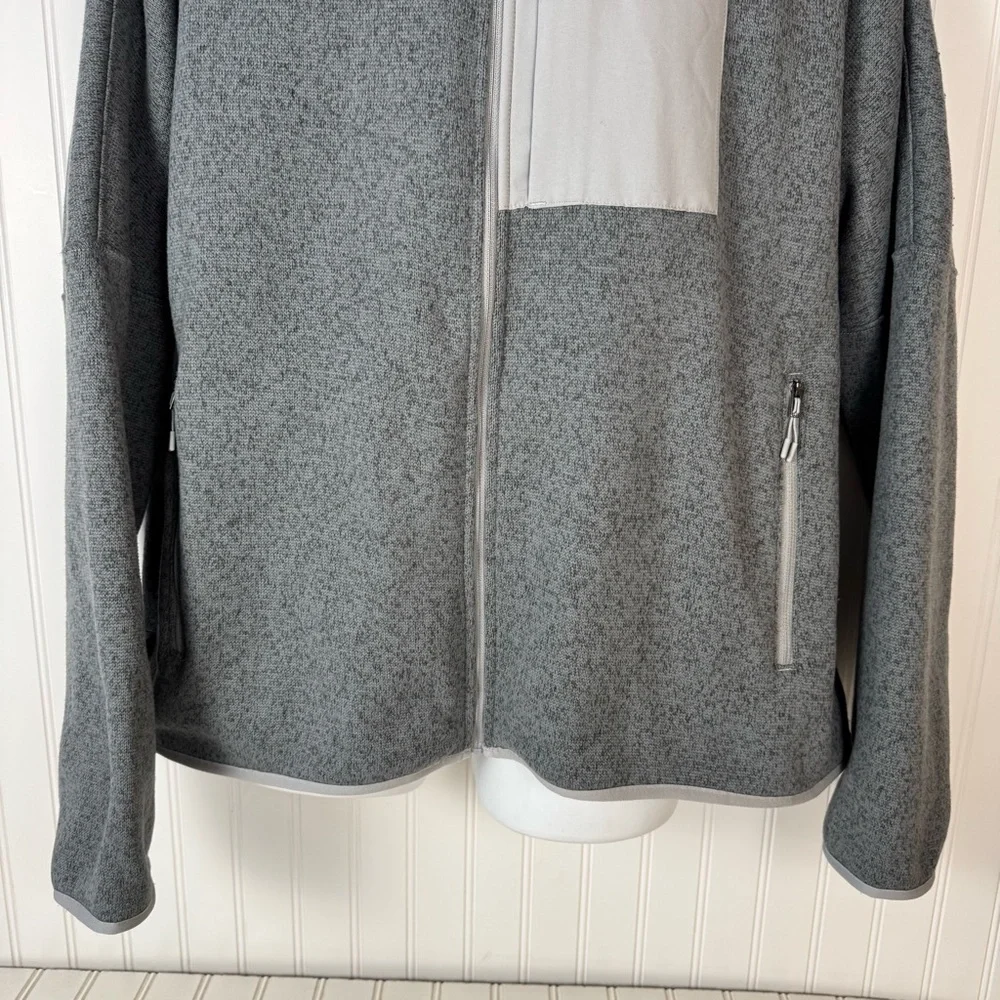 The North Face Men's Size XL Grey Front Range‎ Fleece Jacket